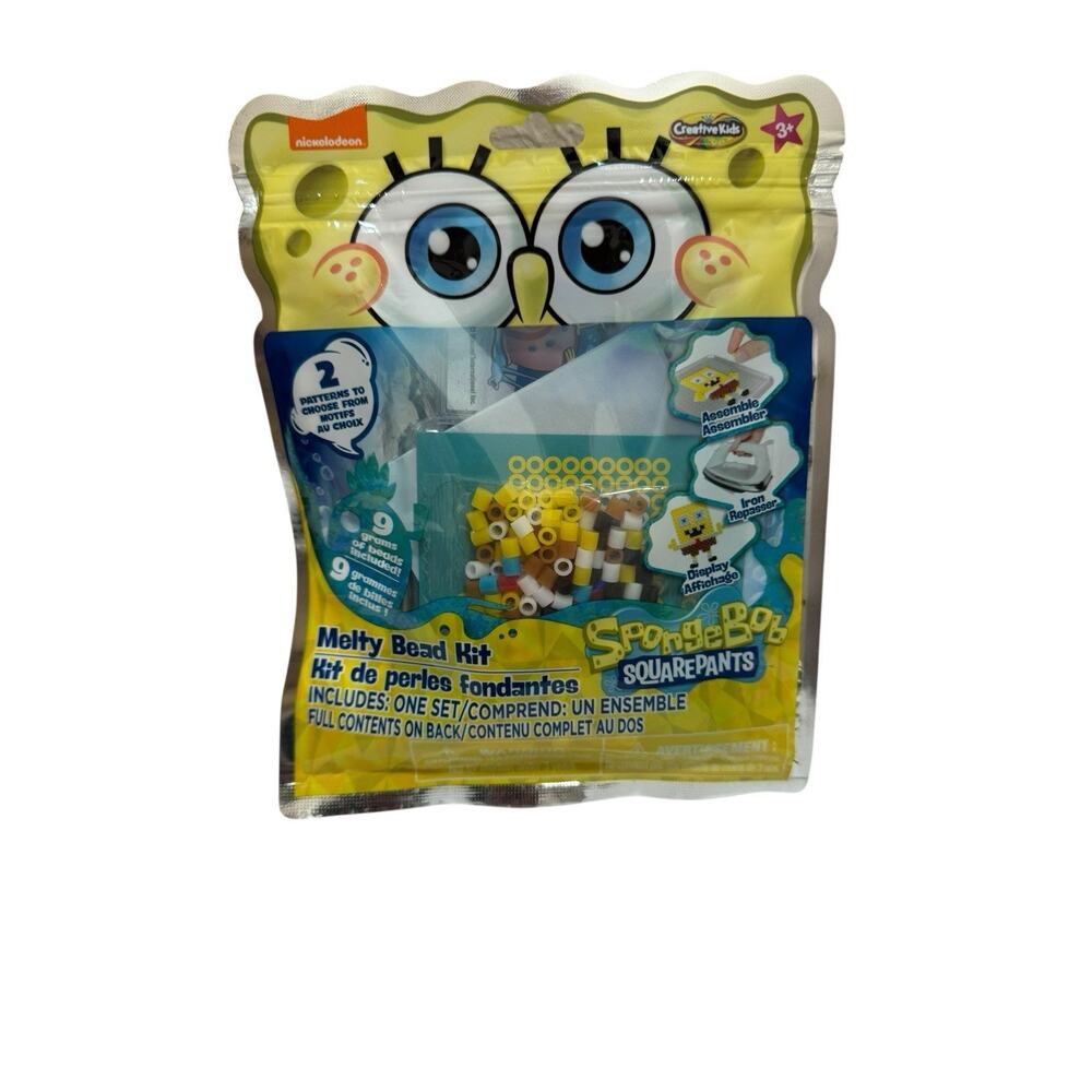 NEW Nickelodeon SpongeBob SquarePants Melty Bead Kit by Creative Kids